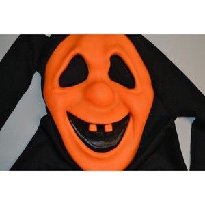 Easter Unlimited Fun World Div Vintage Halloween Mask Orange Ghost Scream Spoof